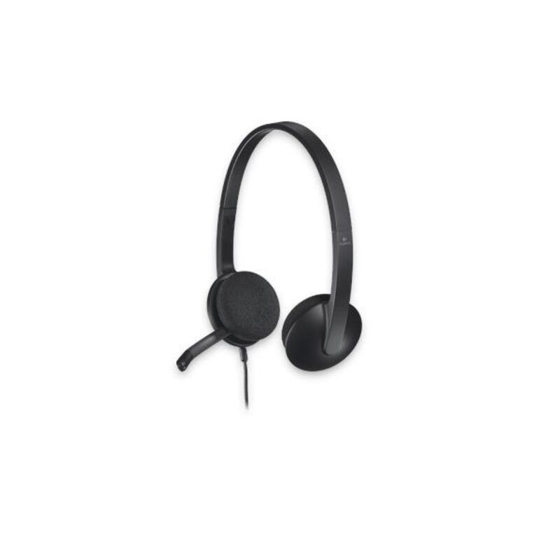 Casques avec Microphone Logitech H340 Noir