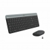 Tastatur mit Maus Logitech MK470 Schwarz Wireless