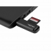 Ulkoinen kortinlukija Natec Scarab 2 card Black USB 3.0 Type-A - Card-Reader Musta