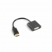Adapter DisplayPort till DVI Lanberg AD-0007-BK Svart 10 cm