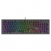 Gaming-tastatur Genesis NKG-1721 RGB Sort Spansk qwerty