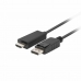 Cabo DisplayPort a HDMI Lanberg CA-DPHD-11CC-0018-BK 1,8 m