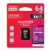 Mikro SD atminties kortelė su adapteriu GoodRam A0025034 64 GB Juoda