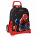 Школьный рюкзак с колесиками Safta Чёрный Spiderman Красный 33 x 14 x 42 cm