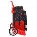 Школьный рюкзак с колесиками Safta Чёрный Spiderman Красный 33 x 14 x 42 cm