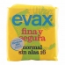 Κανονικές Σερβιέτες Χωρίς Φτερά Fina & Segura Evax (16 uds)