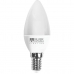 Candle LED Light Bulb Silver Electronics 970714 White 7 W E14 (3000 K)