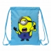 Σχολική Τσάντα με Σχοινιά Minions Μπλε 35 x 1 x 40 cm