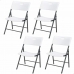 подплатен къмпинг стол Lifetime Бял 4 броя 50 x 58 x 83 cm