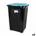 Odpadkový koš Tontarelli Coverline Modrý 44 L Černý 38,5 x 34,5 x 54,5 cm (6 kusů)