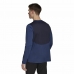 Langarmet T-skjorte til Menn Adidas Training 1/4-Zip Mørkeblå