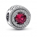 Charm Mujer Pandora RED SPARKLING LEVELLED ROUND