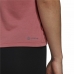Dámske tričko s krátkym rukávom Adidas trainning Floral  Tmavoružová