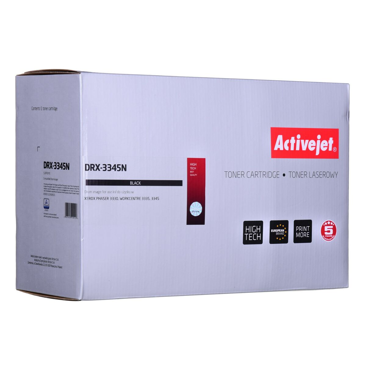 Printera rullis Activejet DRX-3345N                       Melns