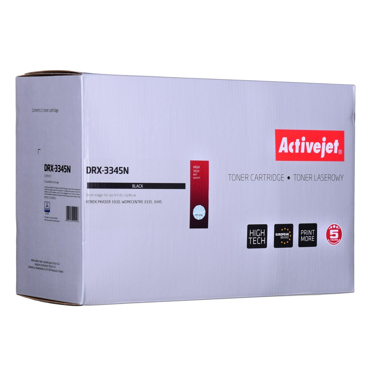 Printera rullis Activejet DRX-3345N                       Melns