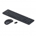 Tangentbord och Mus Logitech Wireless Combo MK220 Svart QWERTY Qwerty US