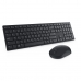Tastatur og mus Dell KM5221W Qwerty US Sort QWERTY