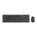 Keyboard and Mouse Natec Stingray Black QWERTY Qwerty US