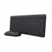 Keyboard and Mouse Trust Lyra Black Monochrome English QWERTY