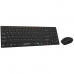 Keyboard and Mouse Esperanza EK122K Black QWERTY