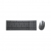 Klaviatūra ir pelė Dell 580-AIWM Juoda Pilka Titanas Monochrominis QWERTY Qwerty US