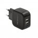 Wall Charger Qoltec 50186 Black 17 W