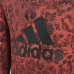 Sweat-shirt sans capuche fille Adidas YG Crew Rouge