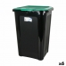 Κάδος για τα Σκουπίδια Tontarelli Coverline Πράσινο 44 L Μαύρο 38,5 x 34,5 x 54,5 cm (x6)
