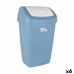 Coș de gunoi pentru hârtie Tontarelli Aurora Basculantă Albastru 55 L (6 Unități)