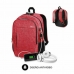 Rucksack for Laptop and Tablet with USB Output Subblim SUB-BP-1UL0002 Red