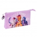 Kolmilokeroinen laukku My Little Pony Liila (22 x 12 x 3 cm)