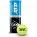 Тенис Топки Dunlop Dunlop ATP Жълт Многоцветен Вода