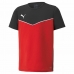 T shirt à manches courtes Enfant Puma individualRISE Rouge Noir