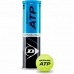 Žogice za tenis Dunlop ATP Official Rumena Pisana