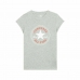 Maglia a Maniche Corte per Bambini Converse Timeless Chuck Patch Grigio scuro