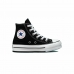 Detské športové topánky Converse Chuck Taylor All Star Lift Platform Čierna
