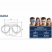 Snorkelbril Cressi-Sub DM1000054 Roze Volwassenen