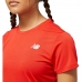 Tricou cu Mânecă Scurtă Femei New Balance Accelerate Roșu