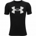 T-Shirt met Korte Mouwen voor kinderen Under Armour Tech Big Logo Zwart