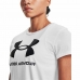 Kortærmet T-shirt til Kvinder Under Armour Sportstyle Hvid