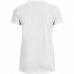 Kortarmet T-skjorte til Kvinner Under Armour Sportstyle Hvit