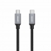 Kabel USB C Aukey CB-CD5 Črna Črn/Siv 1 m