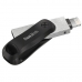 Στικάκι USB SanDisk iXpand Μαύρο Ασημί 64 GB