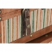 Komplet lesenih skrinj Home ESPRIT Rjava Pisana Les Platno Kolonialno 81 x 49 x 45 cm