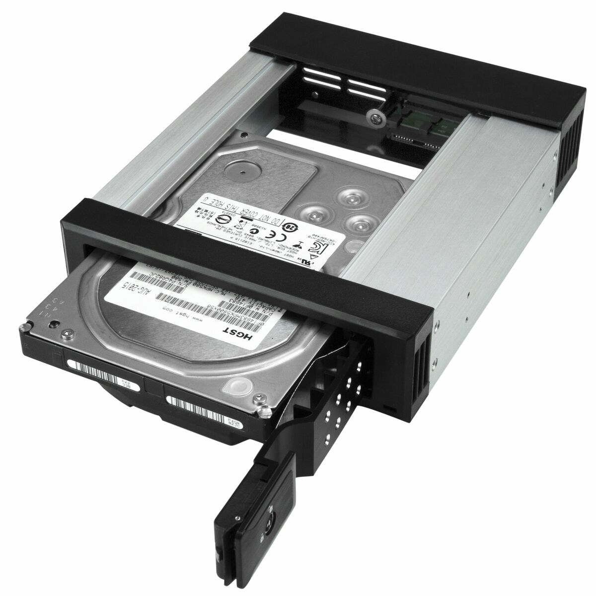 Lomme til harddisk Startech HSB1SATSASBA Sort