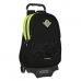 Школьный рюкзак с колесиками Real Betis Balompié Чёрный лимонный 32 x 44 x 16 cm