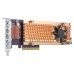 Carte PCI SSD M.2 Qnap QM2-4P-384