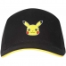 Gorra Unisex Pokémon Pikachu Badge 58 cm Negro Talla única