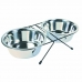 Dog Feeder Trixie Double Stainless steel 1,8 L