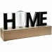Dekorativ Figur Atmosphera 'Home' LED Lyd (34 x 16 x 8 cm)
